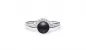 Preview: Perlenring Schwarz 7.5-8 mm umfasst mit Zirkonia, 925er rhodiniertes Silber, Gaura Pearls, Estland Preview: Perlenring Schwarz 7.5-8 mm umfasst mit Zirkonia, 925er rhodiniertes Silber, Gaura Pearls, Estland